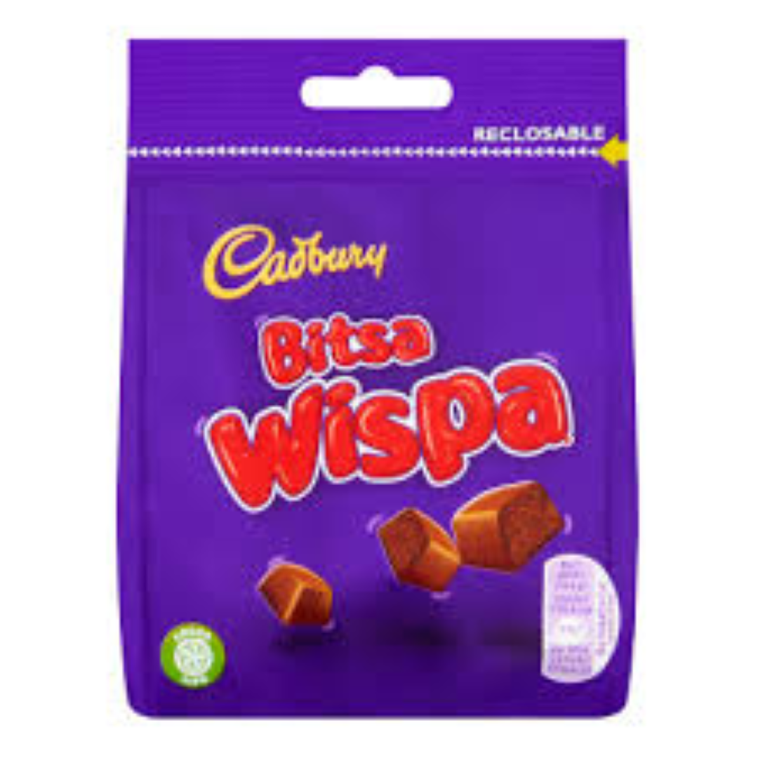 CADBURY BITSA WISPA BAG 95G
